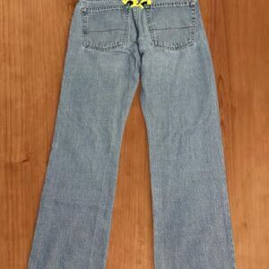 Girls (size 16) Levi's Straight Signature Denim Jeans w/ Handstitched Sunflower